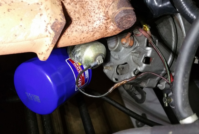 jeep oil pressure sending unit replacement