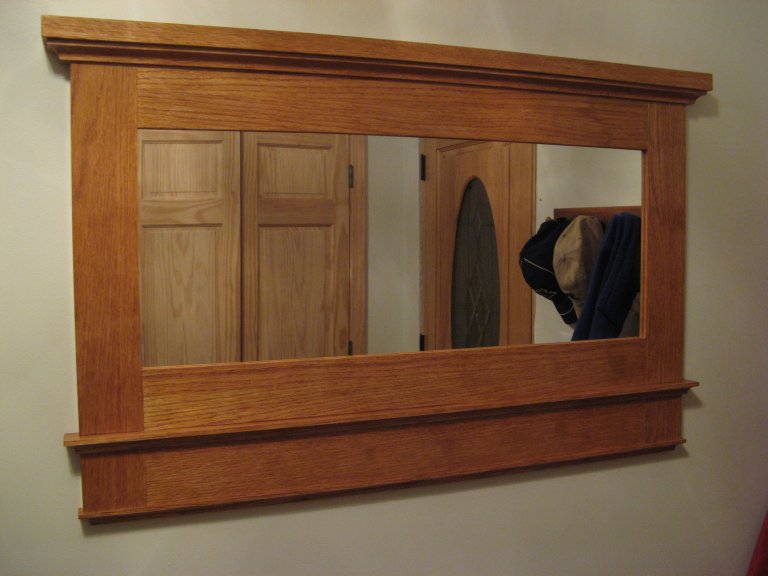 craftsman style mirror frame