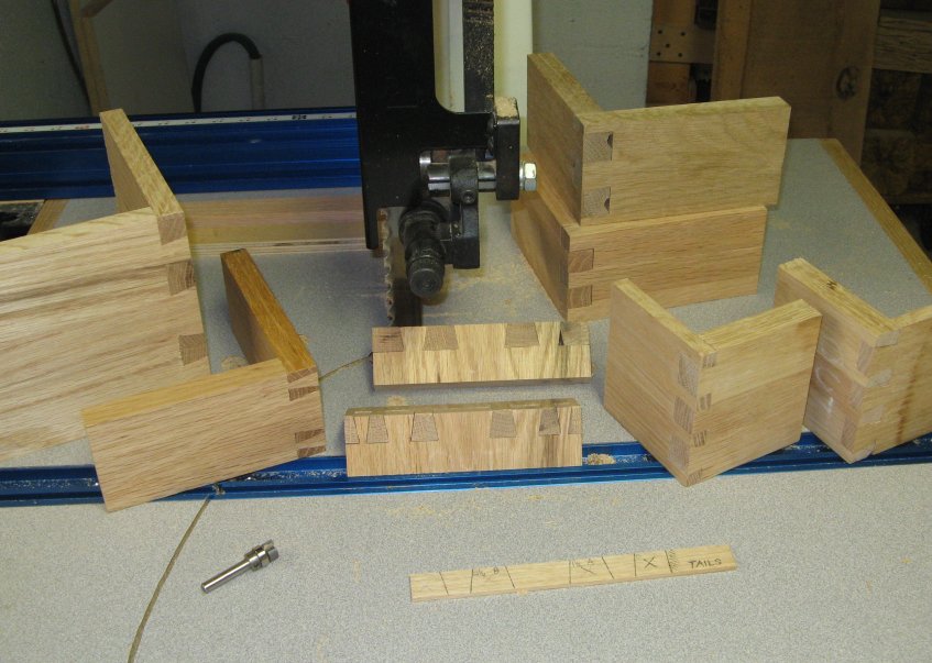 examples of dovetails produced from this technique