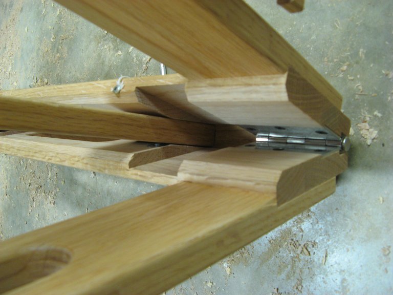 Folding Sawhorses - from below