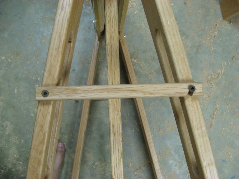 Folding Sawhorses - locking bar