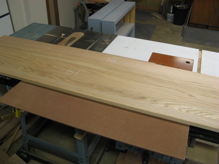 Planer stand step 4 - cutting to length