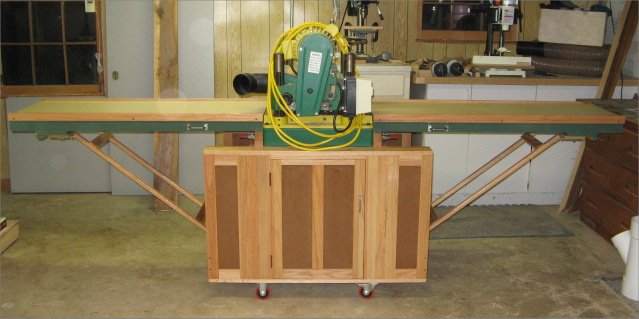 Planer 2024 outfeed table